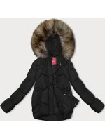 Černá bunda s kapucí pro přechodné období model 21246429 - LHD