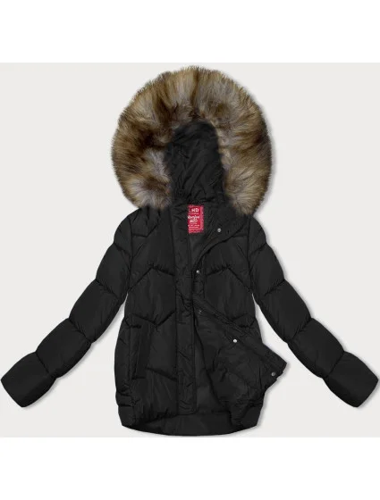 Černá bunda s kapucí pro přechodné období model 21246429 - LHD