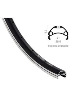 VIPER 26'' 559x21 čierny ráfik s 36 otvormi.