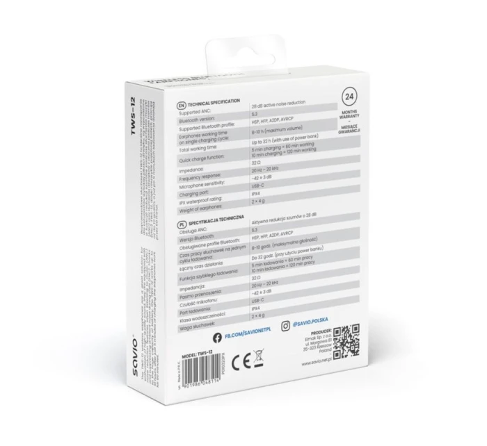 BLUETOOTH  S model 21862609 - Savio