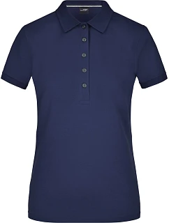 Daiber JN 707 Dámske polo tričko z pima piqué 02.0707, tmavomodré