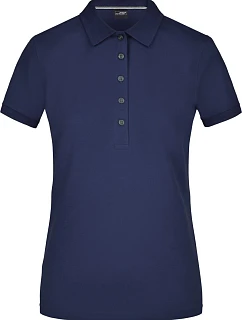 Daiber JN 707 Dámske polo tričko z pima piqué 02.0707, tmavomodré