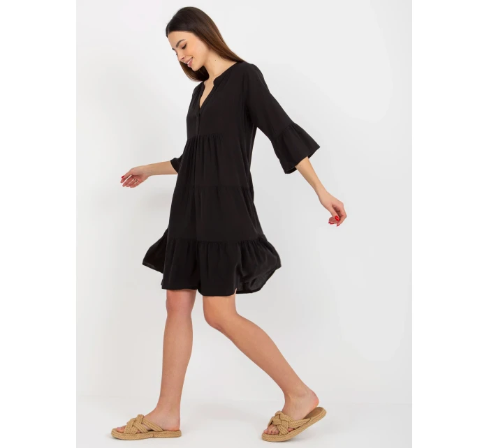 Dámske šaty D73761M30214B čierne - FPrice