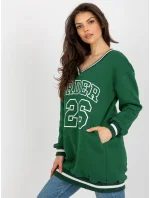 Mikina EM BL 776.19 tmavo zelená Mikina EM BL 776.19 tmavo zelená