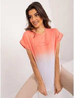 T shirt NM TS model 22217562 koralowy - FPrice T shirt NM TS model 22217562 koralowy - FPrice