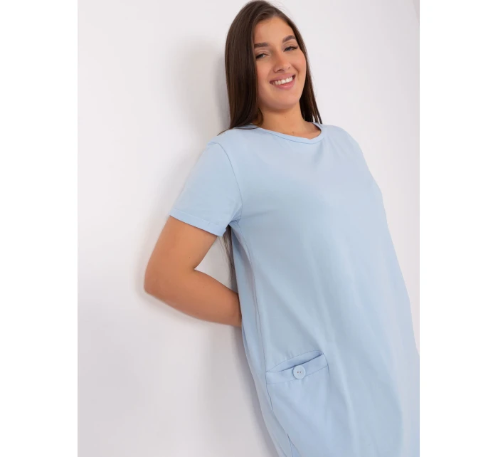 RV TU 8862 tunika.69P svetlo modrá