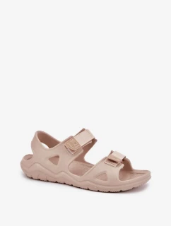 Dámske penové sandále na platforme Big Star - béžové