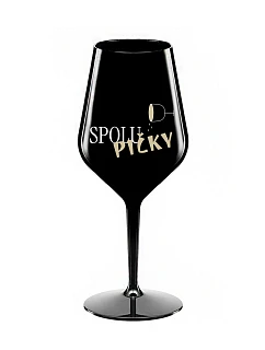 SPOLUPIČKY – čierna nerozbitná pohár na víno 470 ml