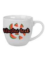 Personalizovaný keramický hrnek 400 ml s ovocem a textem