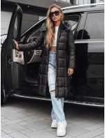 Dámská zimní prošívaná bunda s kapucí černá Dstreet model 21994767 - FashionStreet
