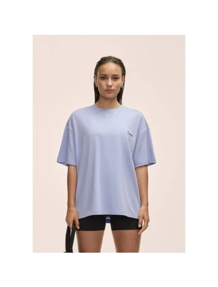 Dámske tričko Casall Oversized Cotton Blend Tee blue - M