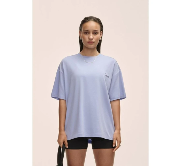 Dámske tričko Casall Oversized Cotton Blend Tee blue - M