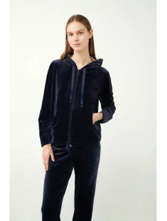 Vamp - Zamatová tepláková súprava s kapucňou 21134 - Vamp