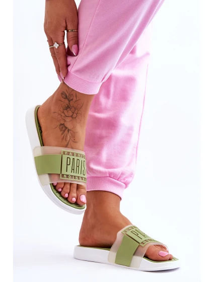 Dámské sportovní pantofle Zelená model 21618885 - Boto