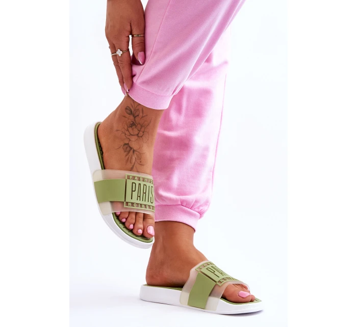 Dámské sportovní pantofle Zelená model 21618885 - Boto