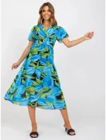 Šaty DHJ SK model 17392061 černá a modrá - FPrice