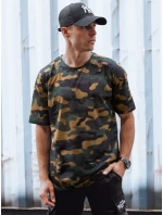 Pánské khaki maskáčové tričko Dstreet model 21978139 - FashionStreet