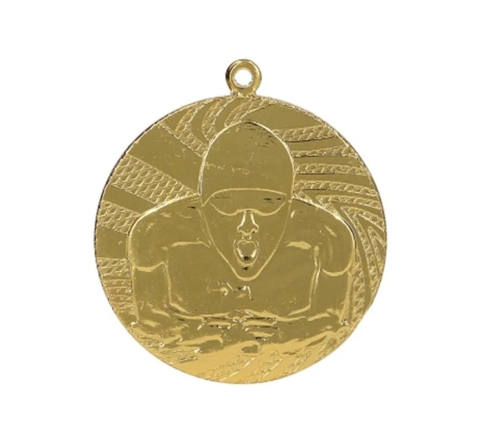 Zlatá medaila - plávanie - oceľová medaila Zlatá medaila - plávanie - oceľová medaila