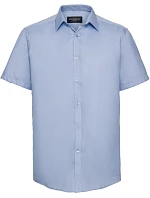 Košile s krátkým rukávem, vzor rybí kost 11. light blue model 22476048 - Russell Athletic Košile s krátkým rukávem, vzor rybí kost 11. light blue model 22476048 - Russell Athletic