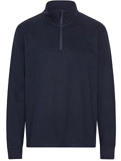 O Mikina z bio bavlny s 1/4 zipem navy model 22451958 - Neutral