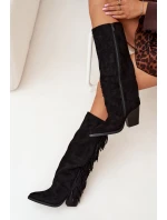 Dámské Boty S Na Podpatku Černé model 21704718 - Boto