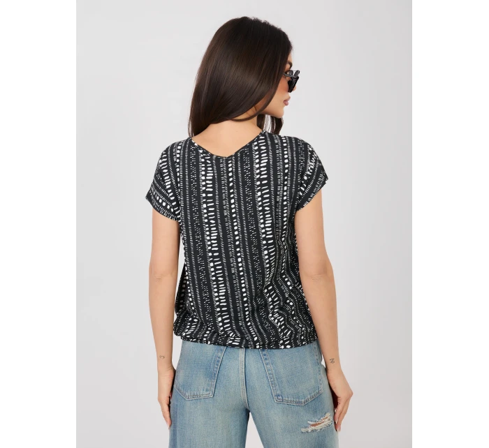 T shirt D12110M02646F czarny T shirt D12110M02646F czarny