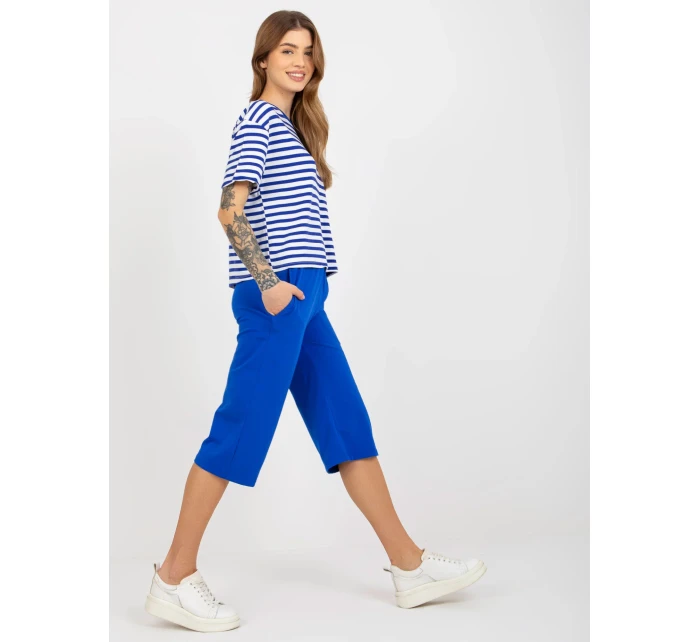 Dámská souprava EM KMPL model 18048852 bílá a modrá - FPrice Dámská souprava EM KMPL model 18048852 bílá a modrá - FPrice