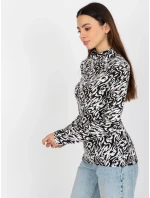 Dámska blúzka LK BZ 509197 1.51P biela a čierna - FPrice