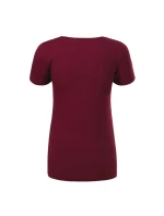 Malfini Action Tričko s výstrihom do V W MLI-70186 granátová