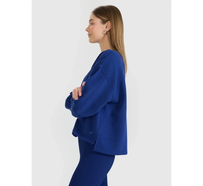 Dámská mikina model 21434887 oversize bez kapuce - 4F