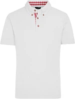 JN Pánské piqué polo v stylu 02.0 white/red white model 22488663 - Daiber JN Pánské piqué polo v stylu 02.0 white/red white model 22488663 - Daiber