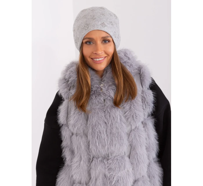 Czapka AT CZ model 18990633 szary - FPrice