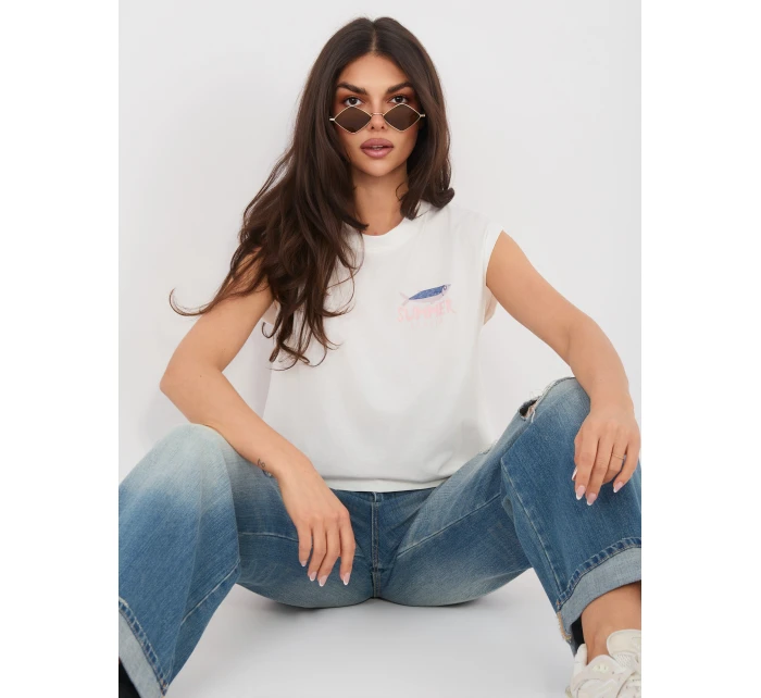 T shirt model 22024860 biały - FPrice