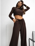 Tepláky RV DR A1061.80 tmavohnedé