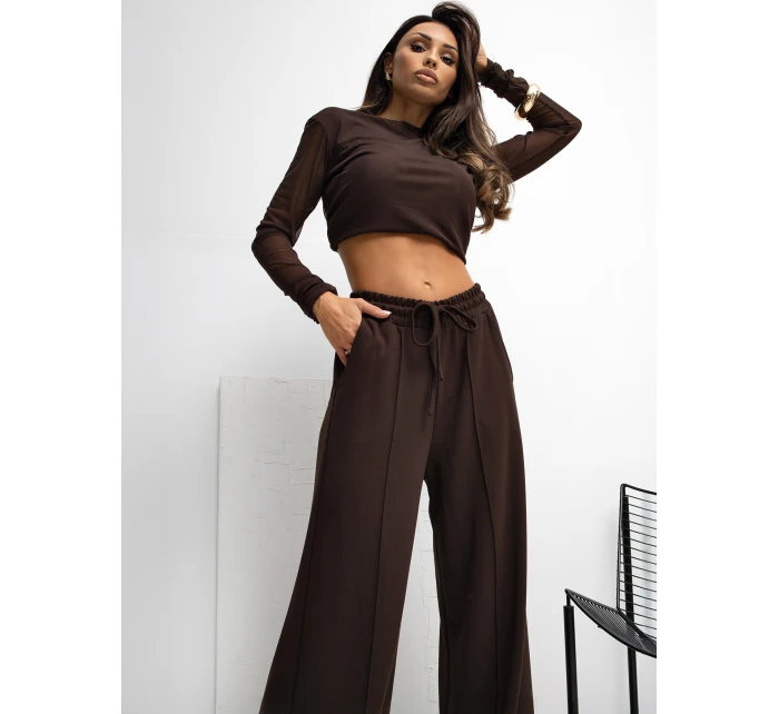 Tepláky RV DR A1061.80 tmavohnedé