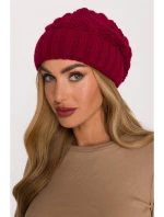 M897 Pletená čiapka - bordová