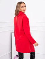 Tunika nadmernej veľkosti 0017 červená - Kesi