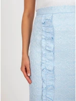 Sukňa LK SD 506633.11 svetlomodrá - FPrice