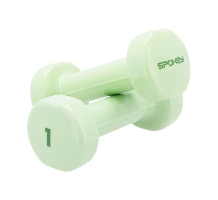 Spokey Shape 2x1 kg činky zelené 920918 Spokey Shape 2x1 kg činky zelené 920918