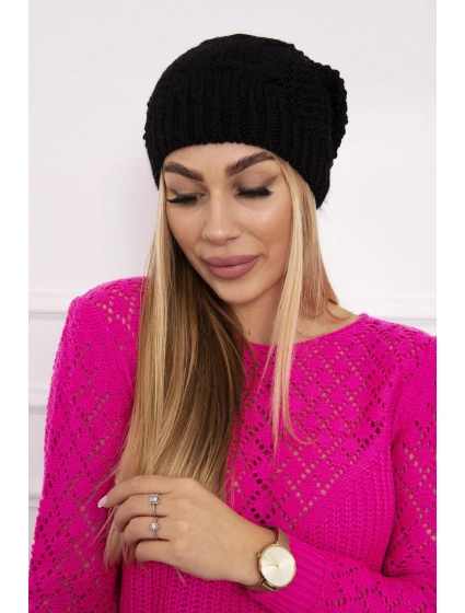 Sandra K210 fleecová čiapka čierna