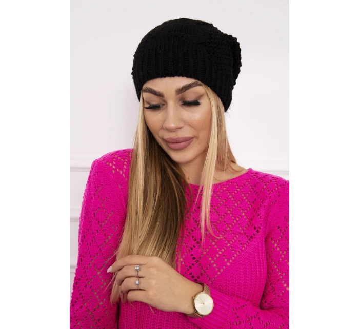 Sandra K210 fleecová čiapka čierna