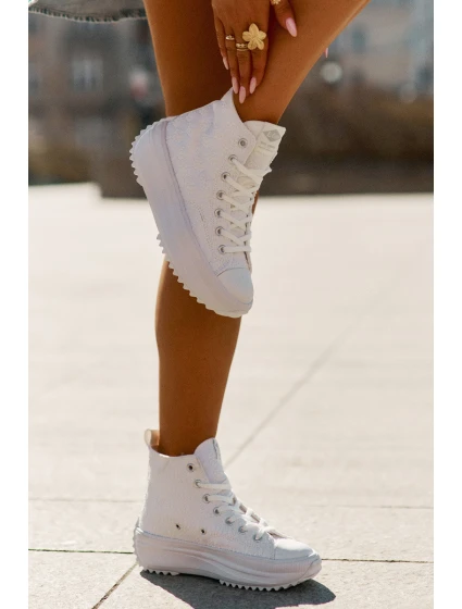 Vysoké Dámské Tenisky model 21694008 Bílé - Lee Cooper