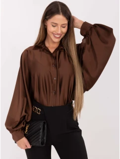 Košeľa DHJ KS 15257.53P hnedá