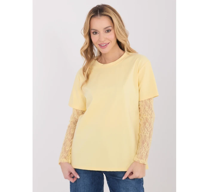 Blúzka MI BZ 4227.61 svetložltá Blúzka MI BZ 4227.61 svetložltá
