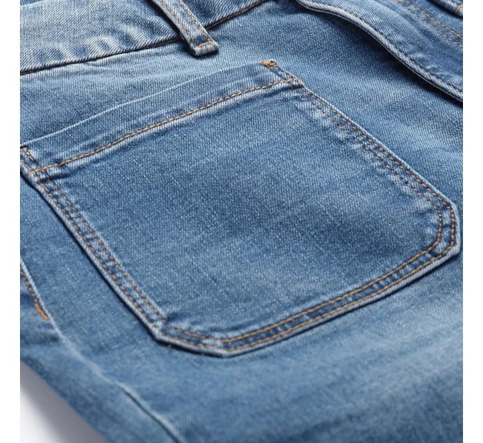 Dámske džínsy s vysokým pásom NAX NAX DAWEA dk.metal blue Dámske džínsy s vysokým pásom NAX NAX DAWEA dk.metal blue