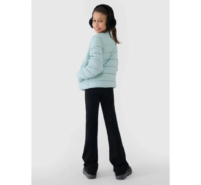 Dievčenská páperová bunda so syntetickou podšívkou 4F 4FJWSS25TDJAF515-47S