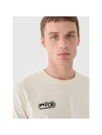 Pánske hladké tričko 4F 4FRAW24TTSHM2602-83S