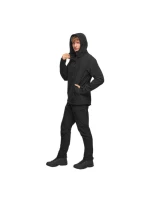 Alpinus ASO Pánska vetruodolná softshellová bunda do dažďa Black - FF18965