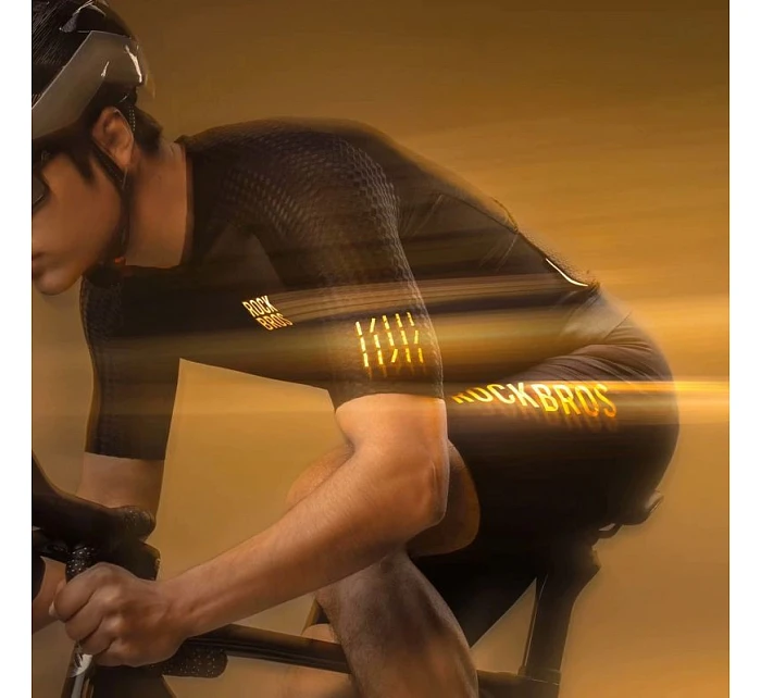 Cyklistický dres Diamond s krátkým rukávem velikost  černý model 22114117 - Rockbros