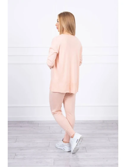 Súprava svetrov 3-dielna púdrovo ružová